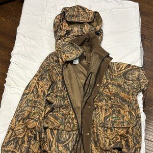 Hodgman Mossy Oak Camouflage Hooded Jacket